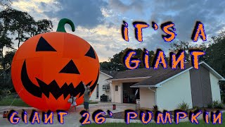 Pumpkin inflatable GIANT 26 feet tall