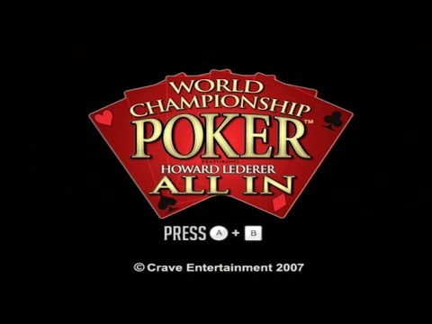 World Championship Poker: Featuring Howard Lederer - All In Wii Gameplay