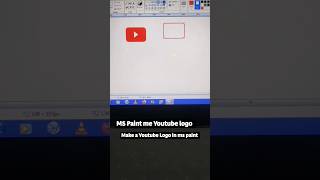 Make a Youtube Logo in ms paint, ms paint me Youtube logo kaise bnaye #shortvideo #youtubeshort