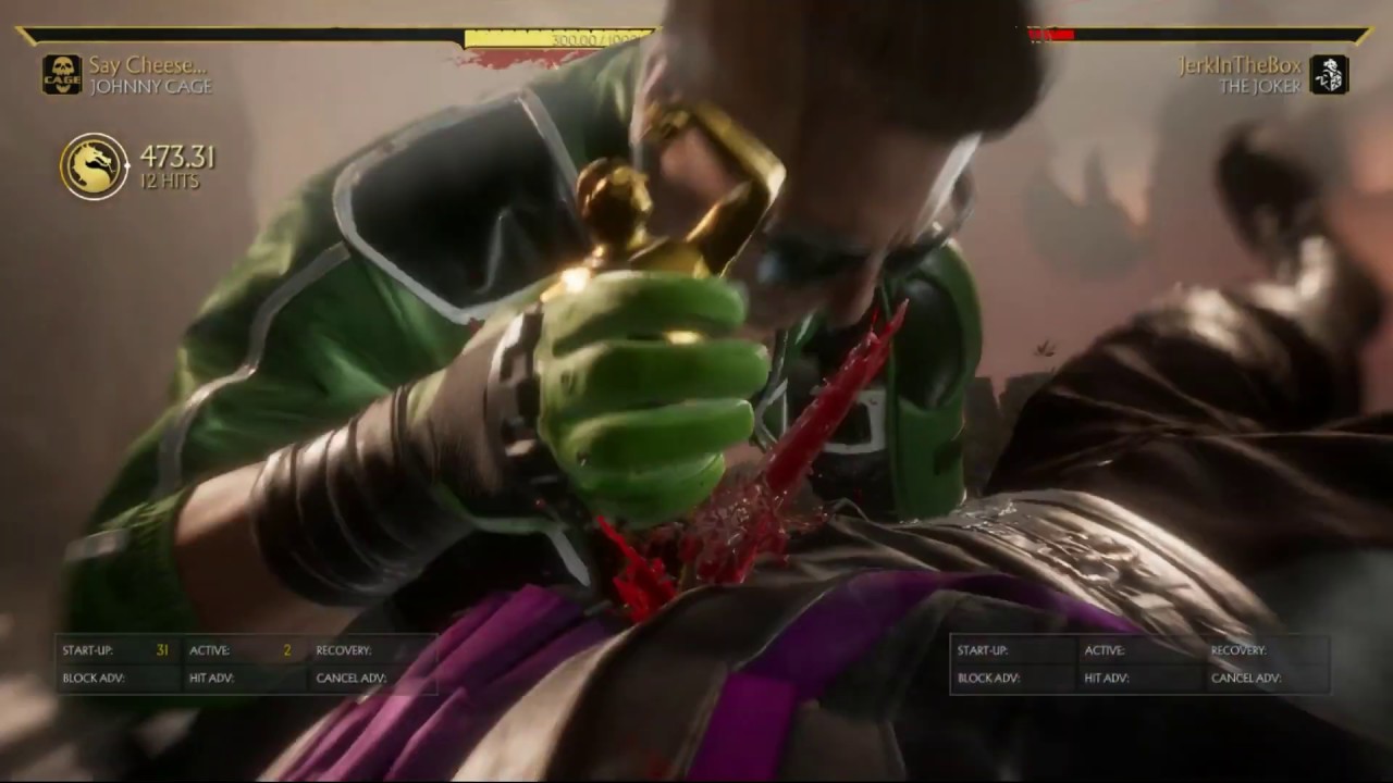 Johnny Cage Mortal Kombat 11 Combos