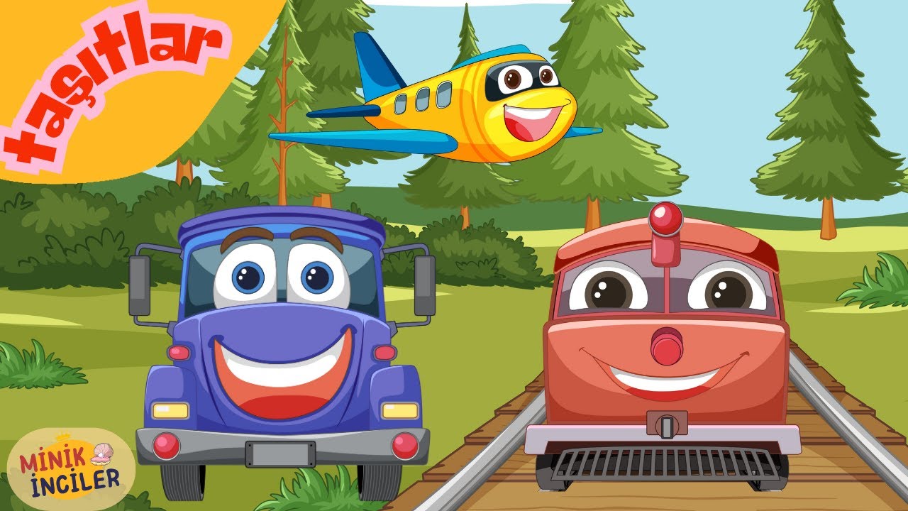 🚗🚂 Eğlenceli Taşıtlar Şarkısı | Araba, Tren, Uçak, Gemi ve Daha Fazlası! 🚜✈️