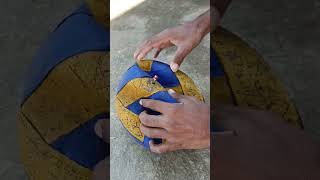 How to repair puncher volleyball 🏐 | How to repair puncher football  ⚽  💯👌 #shorts
