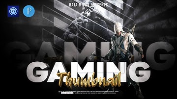 how to make CREATIVE GAMING THUMBNAIL on PS TOUCH | PS TOUCH THUMBNAIL | RAJA EDITING