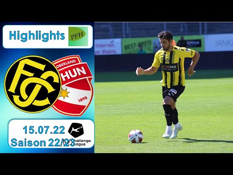 Schaffhausen Thun Goals And Highlights