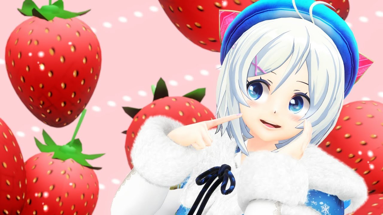 【MMD】ぷに【電脳少女シロ】 - YouTube