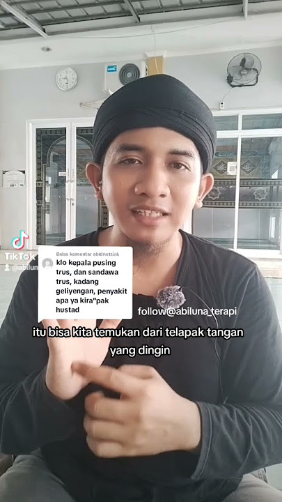 SERING KEPALA PUSING KLIYENGAN DAN SERING BERSENDAWA TANPA OBAT BISA SEMBUH PAZ AL KASAW