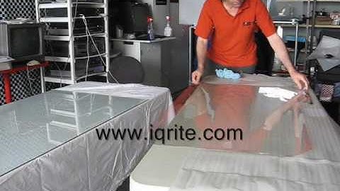 ICE Capacitance Interactive Glass Installation Part 1 sales@iceav.co.nz