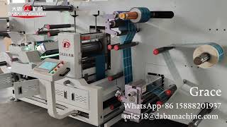 DABA Label Digital Finishing Machine, Full/semi Flexo with Full/Semi die Cutting, Slitting Unit