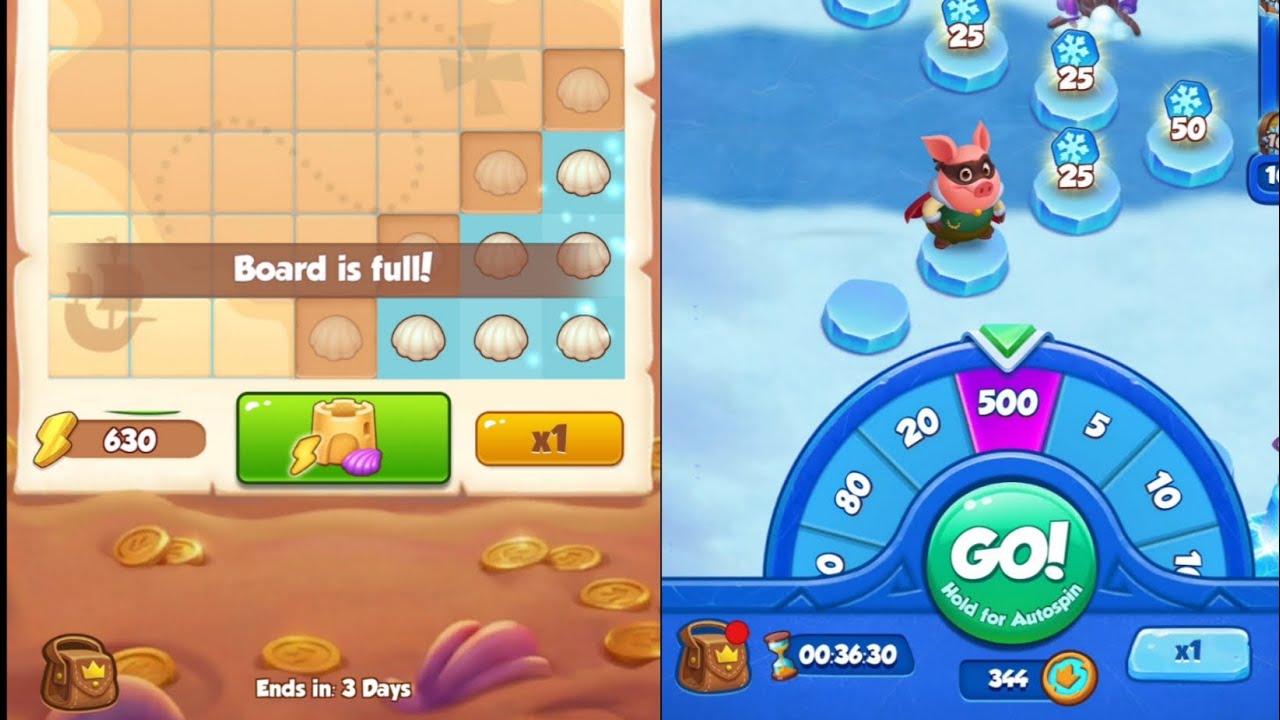 Magical trial And Merge Island Complete In coin Master full of Rewards ...