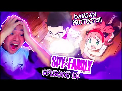 NOT ALL HEROES WEARS CAPE🔥 DAMIAN PROTECTS! | SPY × FAMILY Episode 10 REACTION [スパイファミリー 10話 リアク