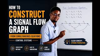 How to Construct a Signal Flow Graph from Simultaneous Equations | Problem 3