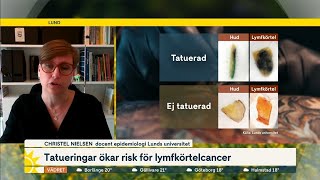 Ny studie: Tatueringar ökar risk för lymfkörtelcancer | Nyhetsmorgon | TV4 & TV4 Play
