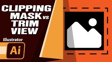 Clipping Masks vs Trim View | Illustrator Tutorial