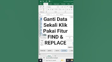 Fitur Find & Replace | Excel Pemula #excel #exceltips  #exceltricks #exceltutorial