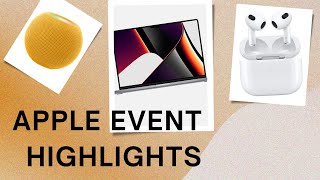 apple event october 2021 highlights in Hindi I TechnoaddictsIndia