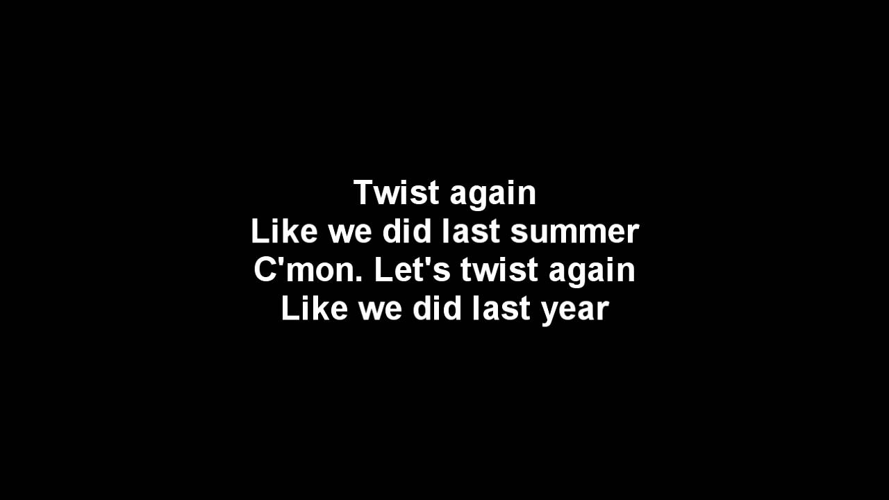 Let S Twist Again Chubby Checker Lyrics Youtube Sargento de hierro letra maialen. let s twist again chubby checker lyrics