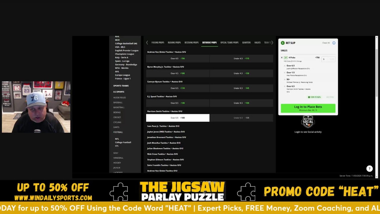 SNF UNDERDOG Picks, Plus Money PROPS Crazy Parlays | 