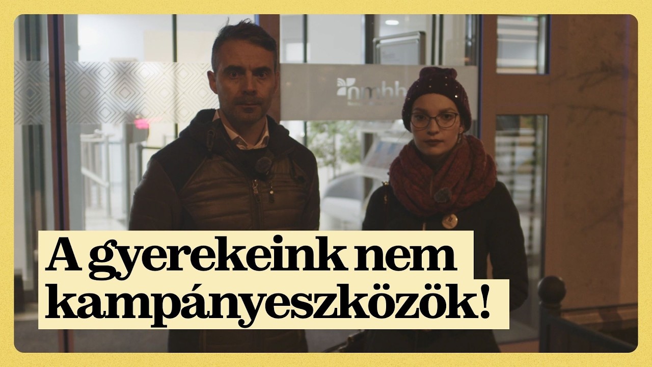 A gyerekeink nem kampányeszközök! | Tüntetés a háborús riogatás ellen