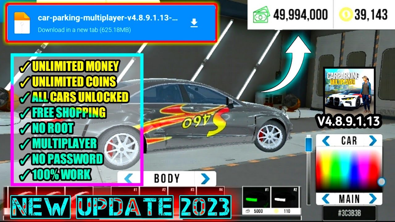 Car Parking Multiplayer v4.5.2 [Mod Money]