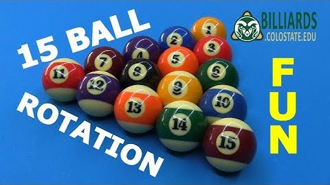 15-BALL ROTATION … Fun Challenge, Great Practice, Lots to Learn