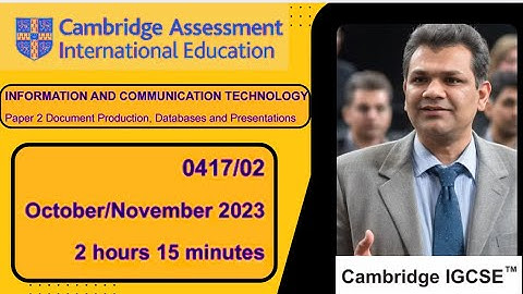 🎥 Nov 2023 P2 | Presentation Authoring | Video Lectures for IGCSE ICT 0417!