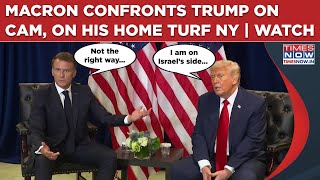 Trump Vs Macron On Camera? Watch How French President 'Confronted' US President On Gaza War