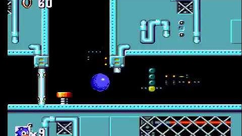 Gameplay Sonic the Hedgehog Master System Scrap Brain ACT3