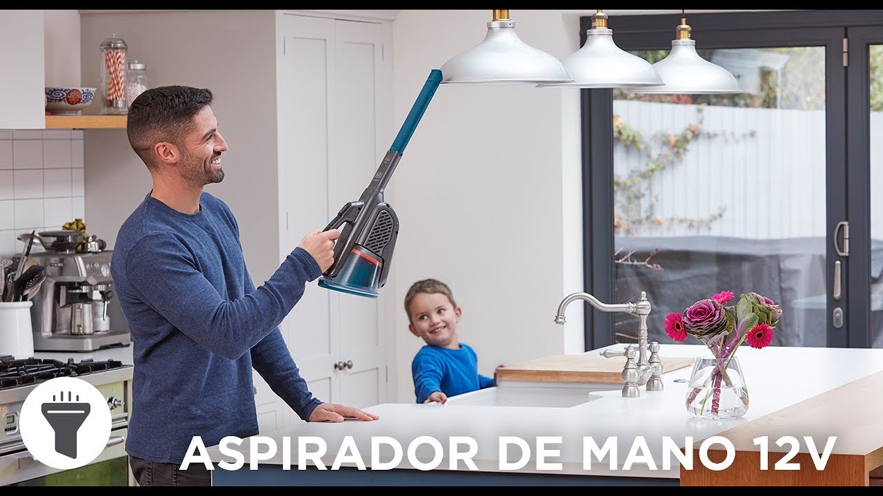 Aspirador de mano 12V 2Ah LITIO I BLACK+DECKER™ - YouTube