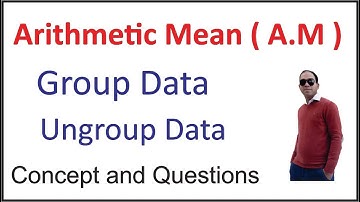 How to calculate mean from grouped data | Ungrouped data | statistics class 11 chapter 3 |11th class