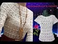 Tutorial blusa luna a crochet  Facil y Rapido 1ra Parte Crocheteando con la Comadre