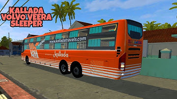 Download KALLADA VOLVO Bus Mod in Bus Simulator Indonesia - Bussid Bus Mod - Bussid Car Mod - BUSSID