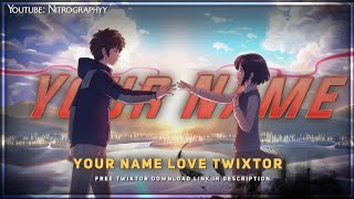 Your Name 4K Love Twixtor Kimi No Na Wa Aesthetic Scenes Hd Clips Download Link In Description.
