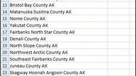 Free Zip Code Database Tour