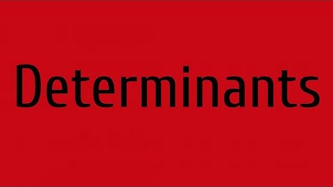 How to solve determinants in hindi||Priyanka Narula #Priyankanarula