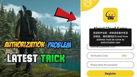 Mogul Cloud Game Authorization Error Solved🔥😀 || All Sign up method tutorial👍
