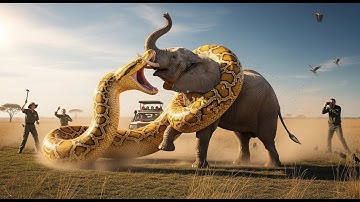 Heroic Rescue Team Saves Mother Elephant from Giant Python Attack | Rescue Stories Channel