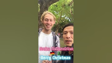 Giáng sinh vui vẻ trong tiếng Đức 🇩🇪 #merrychristmas #tiengduc #shorts