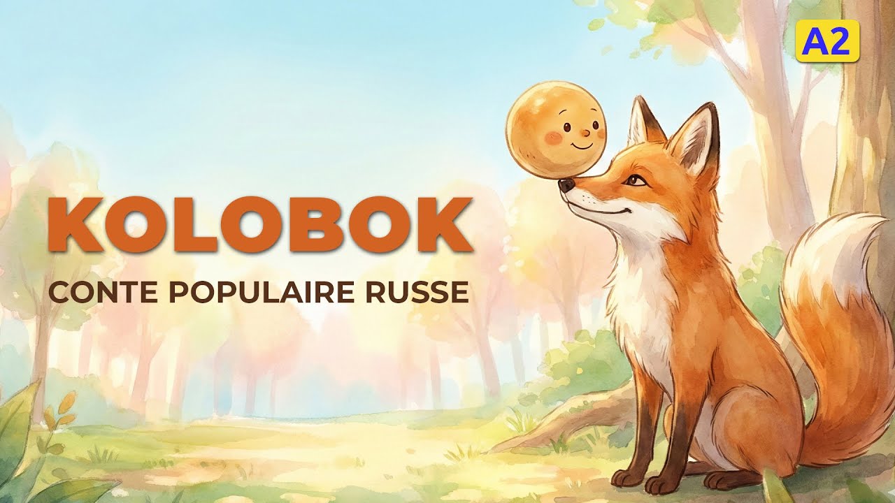 Kolobok | Dessin animé avec sous-titres (Immersion A2)