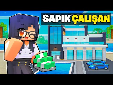 SAPIK KIZ ÇALIŞANIMLA 1 GÜN GEÇİRDİM 🥵 - ayıp teklifler (Minecraft Parodi)