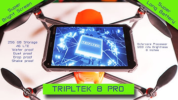 Amazing Durable Tablet for Drone Pilots - Tripltek 8 Pro - Review