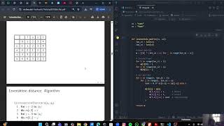 Edit Distance (Levenshtein distance Algorithm)