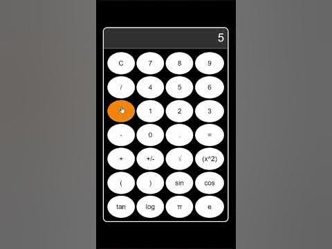 how to create calculator using html CSS JavaScript - YouTube
