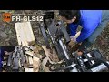 PLOW（プラウ）薪割り機 PH-GLS12 薪割り動画