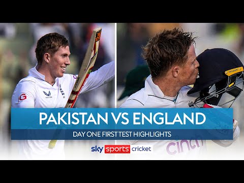 England's RECORD-BREAKING day! 🤯 | Pakistan vs England | Day One First Test Highlights