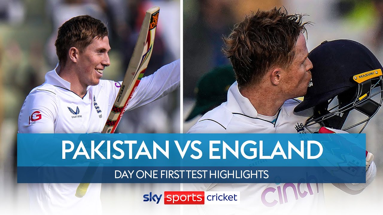 England's RECORD-BREAKING day! 🤯 | Pakistan vs England | Day One First Test Highlights