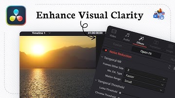 Как уменьшить шум в DaVinci Resolve (Footage Polish)