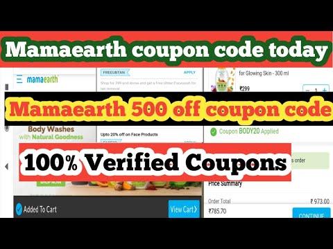 Mamaearth coupon code today || Mamaearth Coupon Codes🤑Offers😱 Coupons🤫 Offers April 2022#mamaearth