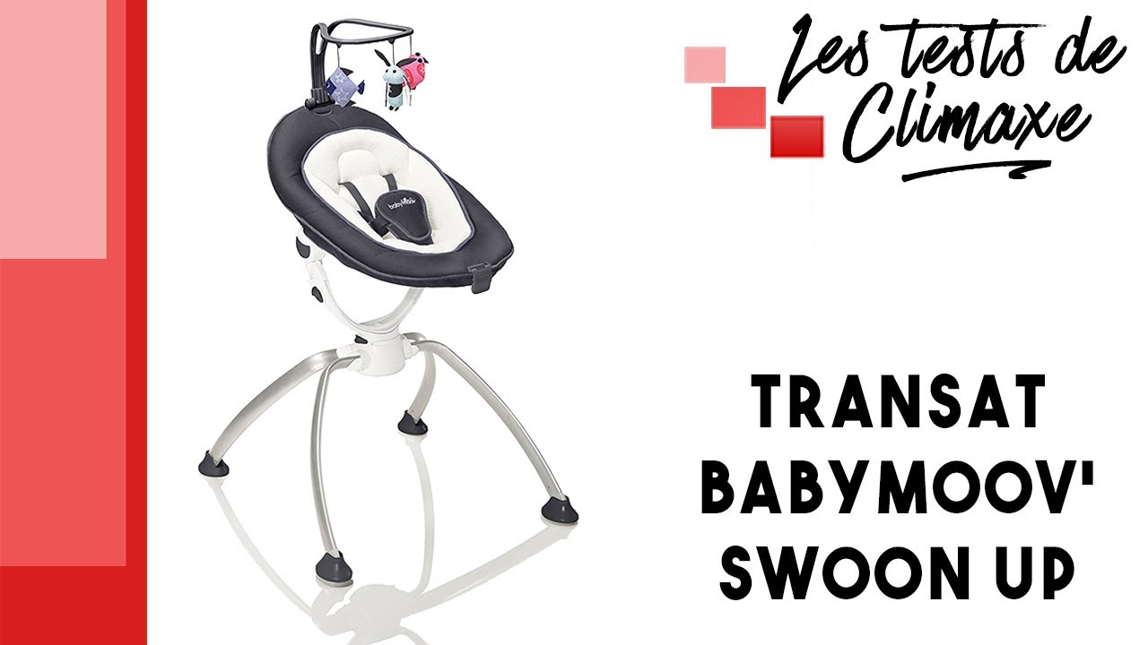 Test d'un transat pour bébé Babymoov Swoon Up avec rotation du siège à 360  degrés 