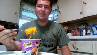 Cheetos Mac and Cheese Four Cheesy taste test