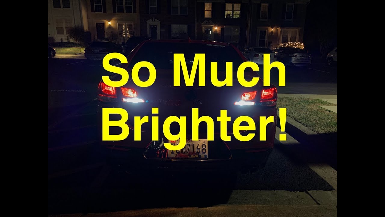 How To Install LED Lights In Car Chevy SS Reverse Light YouTube